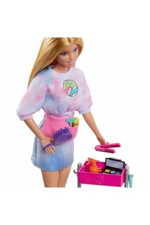 Barbie Malibu Stilist Bebek Oyun Seti HNK95