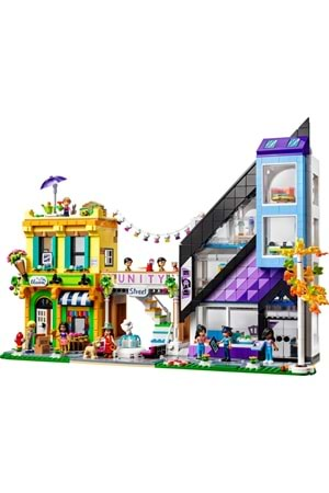 Lego Friends Şehir Merkezi Çiçek ve Tasarım Dükkanları * 41732