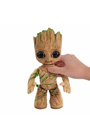 Marvel I Am Groot Groovin Groot Sesli ve Hareketli Peluş HJM23