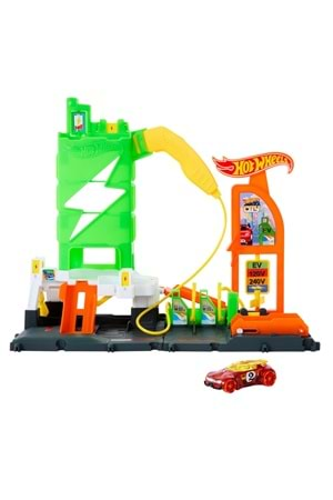 Hot Wheels Elektrikli Araç Şarj İstasyonu HTN79