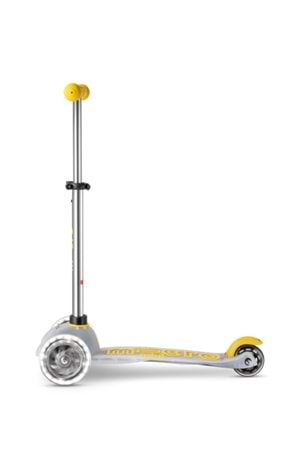 Micro Scooter Mini Deluxe Flux Neon Sarı Işıklı Teker MMD205