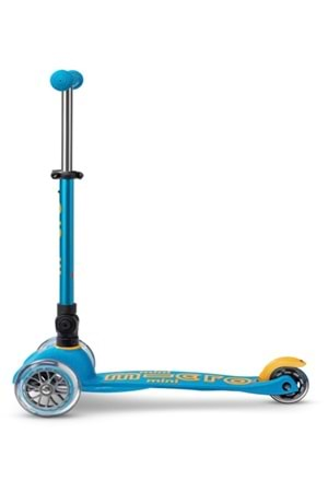 Micro Scooter Mini Deluxe Foldable Ocean Blue Işıklı Teker MMD200