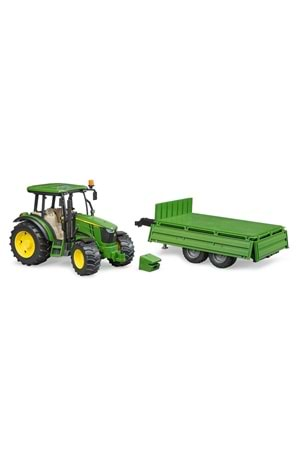 Bruder John Deere 5115M Traktör Ve Römork 02108