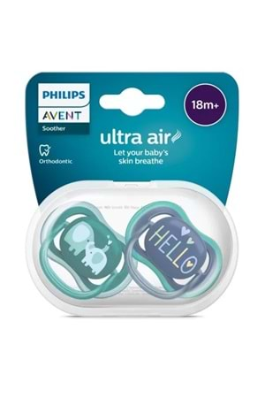 Avent Silikon Emzik Ultra Air 18 ay+ SCF349/18