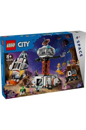 Lego City Uzay Üssü ve Roket Fırlatma Rampası 60434