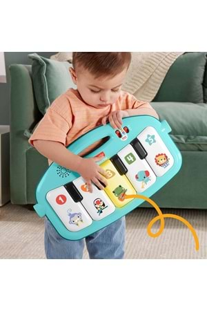 Fisher Price Neşeli Hayvanlar Piyanolu Jimnastik Merkezi HWY49