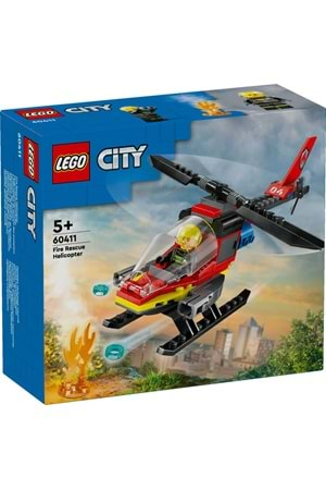 Lego City İtfaiye Kurtarma Helikopteri 60411