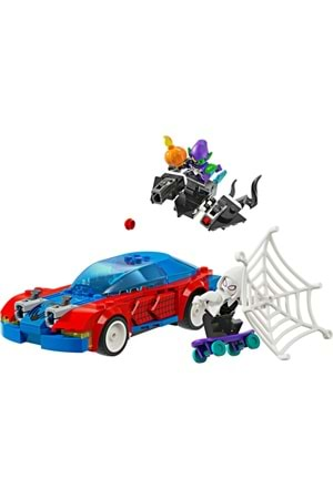 Lego Marvel Örümcek Adam Yarış Arabası ve Venom Green Goblin 76279