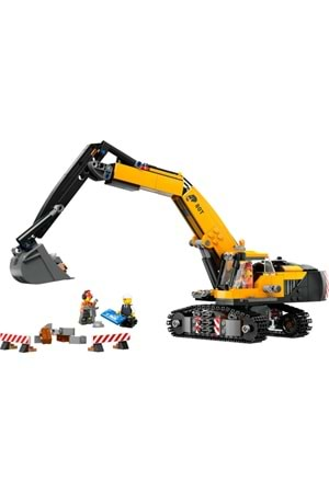 Lego City Sarı İnşaat Ekskavatörü 60420