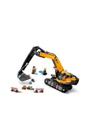 Lego City Sarı İnşaat Ekskavatörü 60420