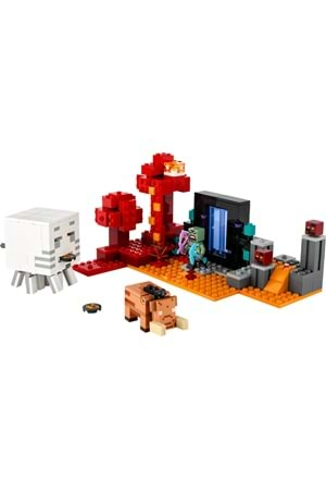 Lego Minecraft Nether Geçidi Pususu 21255