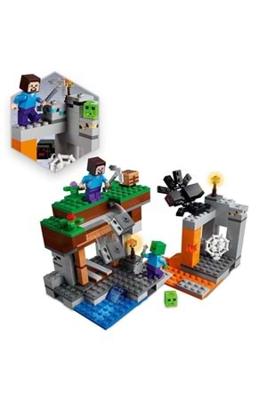 Lego Minecraft Terk Edilmiş Maden 21166