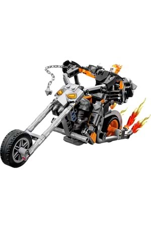 Lego Marvel Ghost Rider Robotu ve Motosikleti 76245