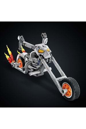 Lego Marvel Ghost Rider Robotu ve Motosikleti 76245