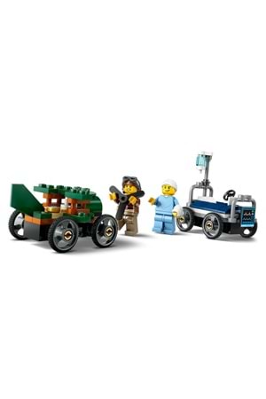 Lego City Uçak, Hastane Yatağına Karşı Yarış Arabası Paketi 60459