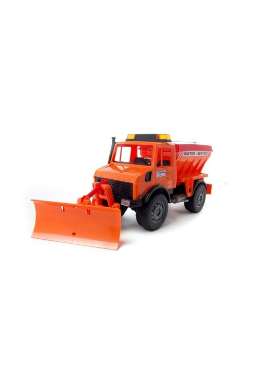 Bruder Mercedes Benz Unimog Kar Temizleyici Ve Tuzlayıcı 02572