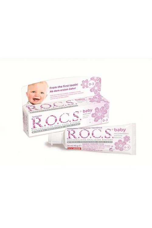 ROCS Baby Ihlamur Özlü Diş Macunu 35 ml 0-3 Yaş