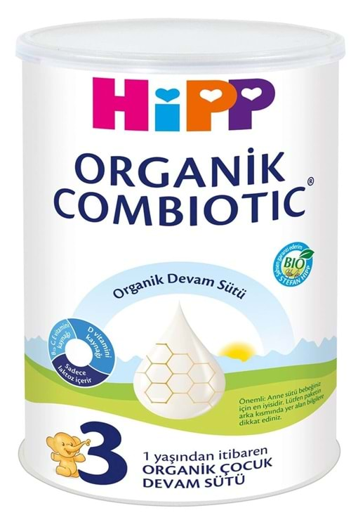 Hipp 3 Organik Bebek Sütü Combiotic 350 gr 12 Ay+