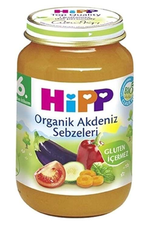 Hipp Organik Akdeniz Sebzeleri 6 Ay+ 190 g