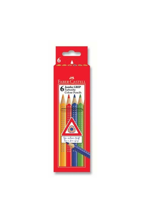 Faber Castell Jumbo Grip Kuru Boya 6 lı