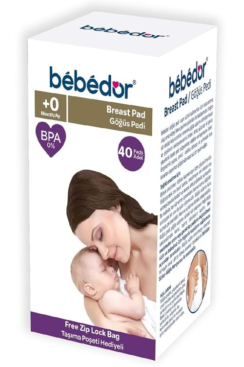 Bebedor Göğüs Pedi 40 lı 660