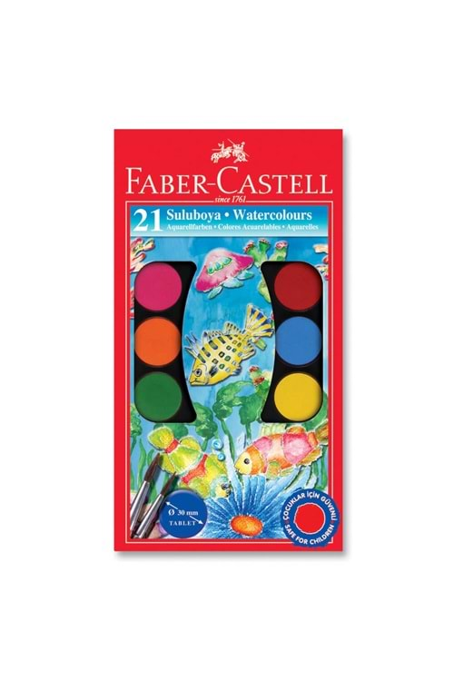 Faber Castell Sulu Boya 21 li