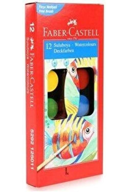 Faber Castell Sulu Boya 12 li