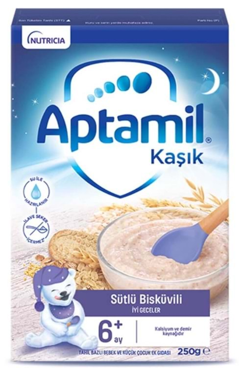 Aptamil Sütlü Bisküvili Gece 6-36 ay 250 gr