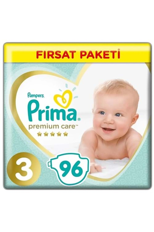 Prima Premium Care Fırsat Paketi No:3 6-10 Kg 96 lı