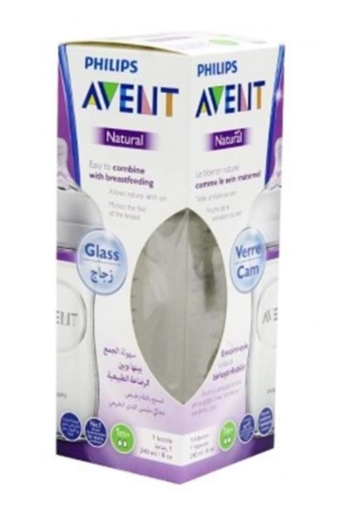 Avent Natural Biberon Cam 240 ml 1 Ay+ SCF053/17