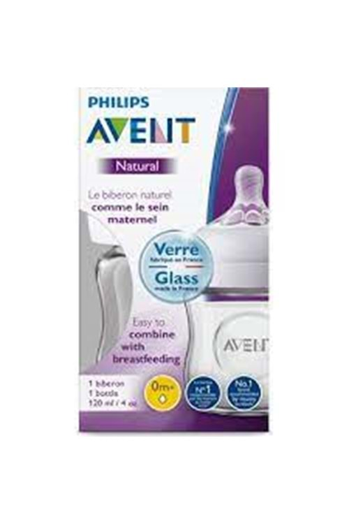 Avent Natural Biberon Cam 120 ml 0 Ay+ SCF051/17