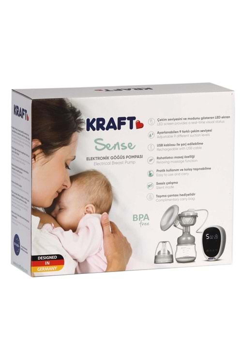 Kraft Sense elektronik Göğüs Pompası