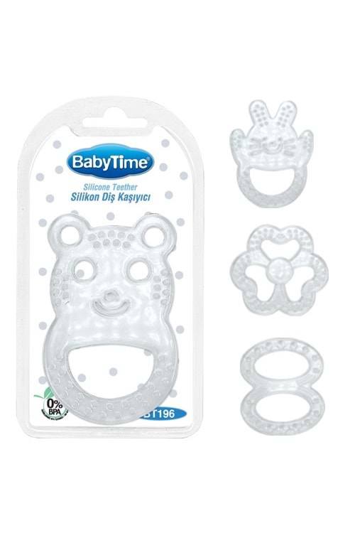 Baby Time Silikon Diş Kaşıyıcı BT196