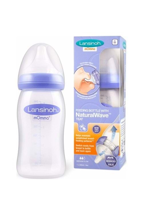 Lansinoh Natural Wave Biberon 240 ml