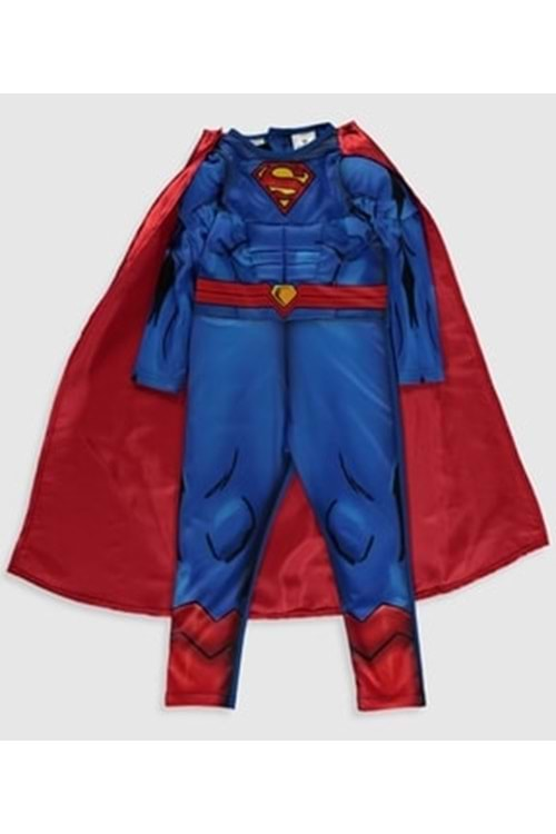 Superman Kaslı Kostüm 4-6 yaş