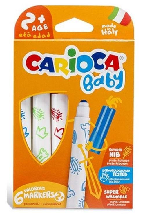 Carioca Baby Jumbo Keçeli Kalem 6 lı 42813