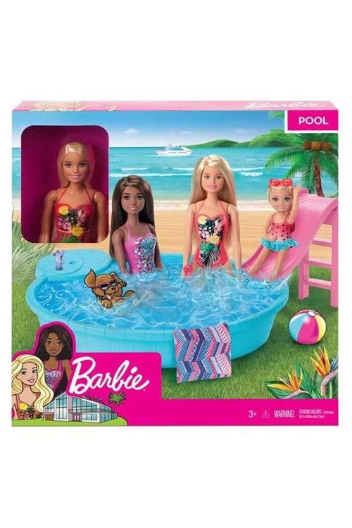 Barbie ve Eğlenceli Havuzu GHL91