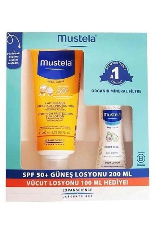 Mustela Güneş Losyonu 200 ml Losyon Hediyeli