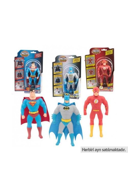 Stretch Batman-Flash-Superman Uzayan Figür 15 cm TRJ01500