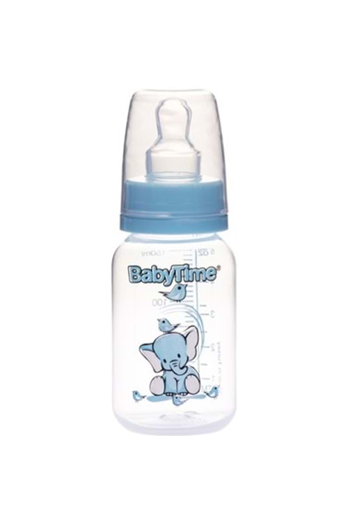 Baby Time Klasik PP Biberon Silikon Kiraz Uçlu 150 ml BT066