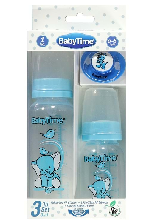 Baby Time Biberon 3 lü Set PP BT209