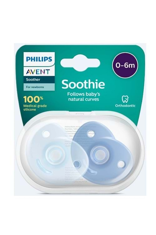 Avent Soothie Silikon Emzik 0+ Ay SCF099/21