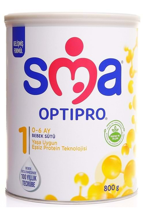 SMA Optipro Probiyotik 1 800g 0-6 Ay Bebek Sütü