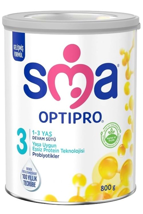 SMA Optipro Probiyotik 3 800g 1-3 Yaş Bebek Sütü