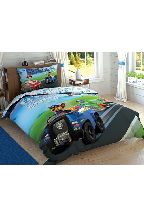 Taç Paw Patrol Tek Kişilik Nevresim Takımı