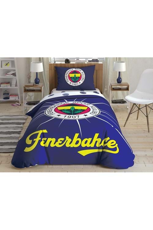 Taç Fenerbahçe Tek Kişilik Nevresim Takımı Gece Parlayan