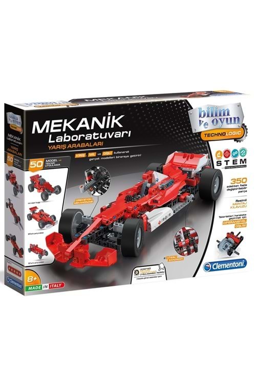 Clementoni Mekanik Laboratuvarı Yarış Arabaları 80132