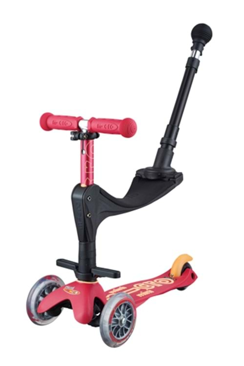 Micro Scooter Mini Deluxe Plus 3 in 1 Ruby Red MMD056