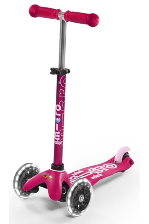 Micro Scooter Mini Deluxe Pembe Işıklı Teker MMD075