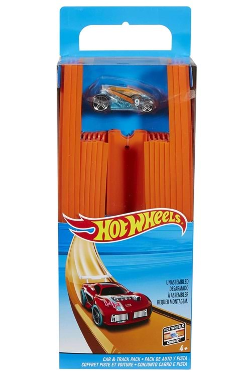 Hot Wheels Track Builder Araba ve Pisti BHT77